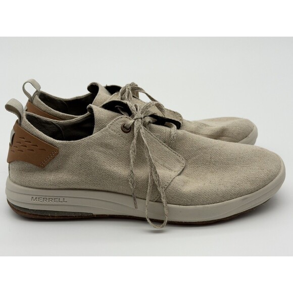 Merrell Shoes - Merrell Gridways Vibram Tan Canvas Sneakers Women's Sz 8 Shoes Nice!